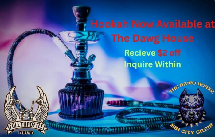 $2 off a hookah at the Dawg House